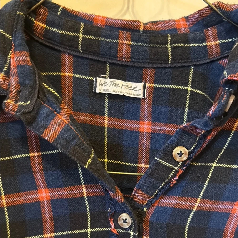 Free People We The Free happy hour plaid top - Picture 4 of 5